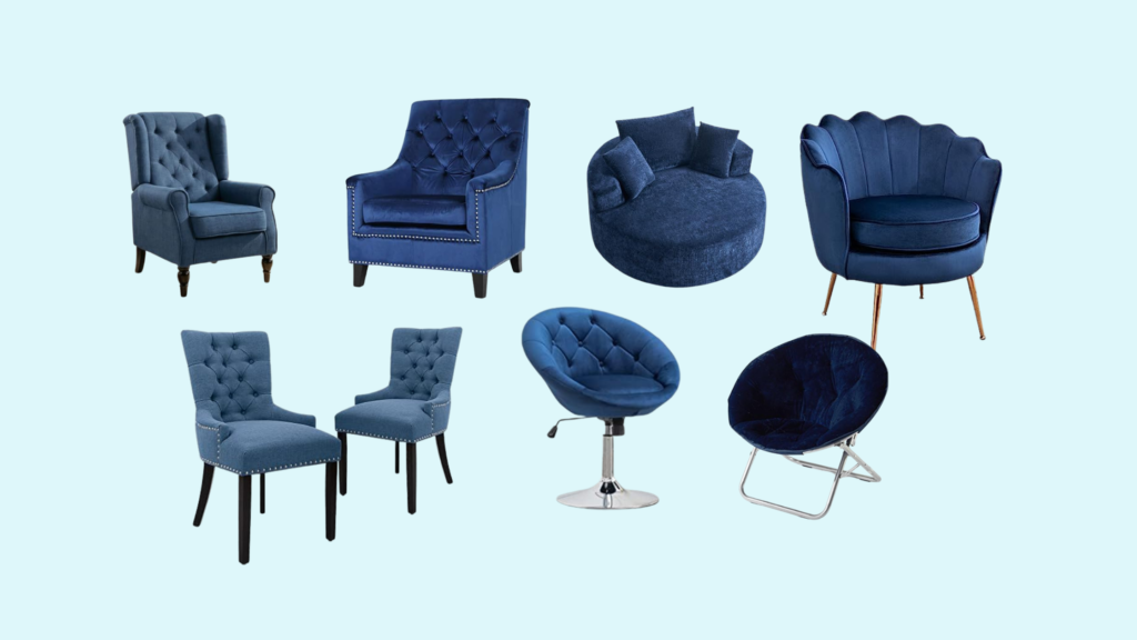 7 best “cool blue” accent chairs